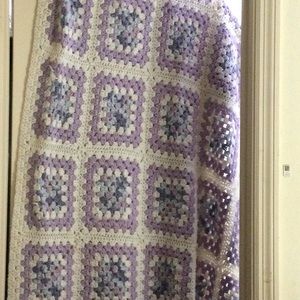 Hand made blanket multi color warm